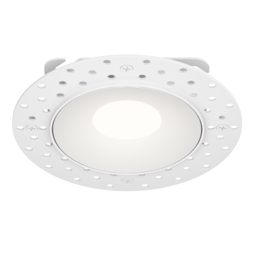 Maxim Lighting Crisp 3.75" Trimless LED J-Box Downlight - 3000K - 120V - White