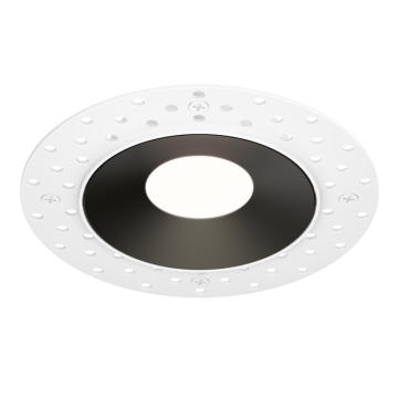 Maxim Lighting Crisp 3.75" Trimless LED J-Box Downlight - CCT Selectable - 120V - Black