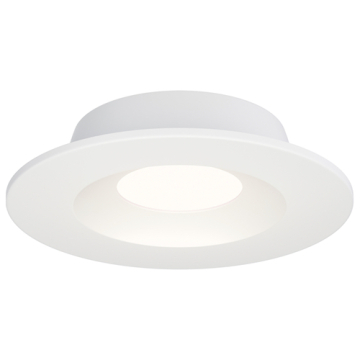 Maxim Lighting Crisp 4" LED Recessed J-Box Downlight - 3000K - Round - 120V - White