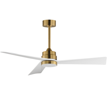 Maxim Lighting Vortex 52" Indoor Fan with LED Light Kit - 3000K - 120V - Natural Aged Brass