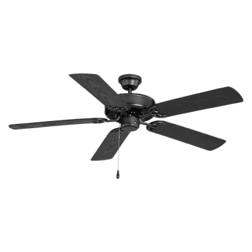 Maxim Lighting Basic-Max 52" Outdoor Ceiling Fan - 120V - Black