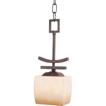 Maxim Lighting Asiana 1-Light Mini Pendant - 120V - Roasted Chestnut