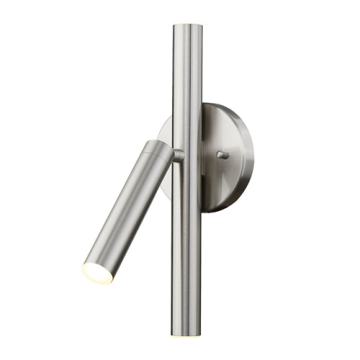 Z-Lite Forest 3-Light LED Wall Sconce - 3000K - 120V - Brushed Nickel