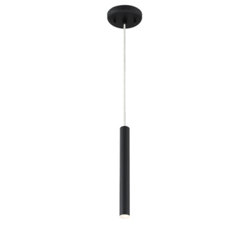 Z-Lite Forest 12" 1-Light LED Pendant - 3000K - 120V - Matte black