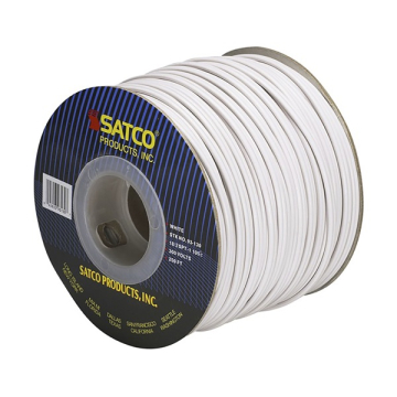 SATCO|NUVO Lamp And Lighting Bulk Wire - 18/2 SPT-1 105C - 250FT Reel - White