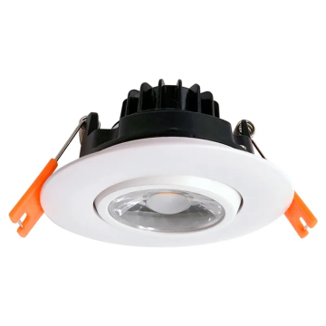 Westgate RDL3S 3" LED Slim Round Gimbal Recessed Downlight - 7W - CCT Selectable - 120V - White