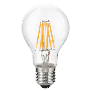Westgate LED Filament A19 Lamp - E26 Base - 7W - 2700K - 800 Lumens - 120V