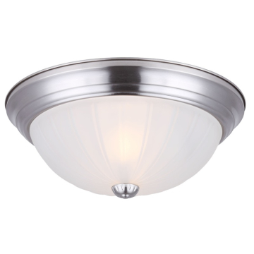 Canarm 11" 2-Light Flush Mount - 120V - Brushed Pewter