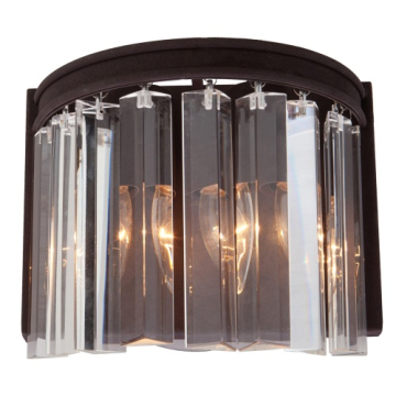 Artcraft El Dorado 2-Light Wall Sconce - 120V - Java Brown