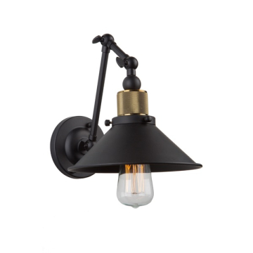Artcraft Jersey 1-Light Swing Arm Wall Sconce / Pendant - 120V - Vintage Brass