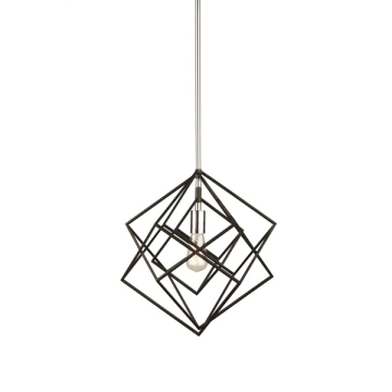 Artcraft Artistry 1-Light Pendant - 120V - Polished Nickel