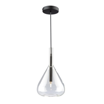 Artcraft Conic 1-Light Pendant - 120V - Black