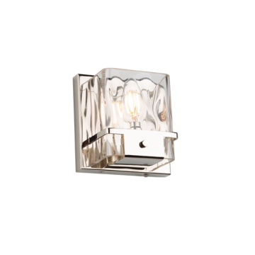 Artcraft Wiltshire 1-Light Vanity Light - 120V - Polished Nickel