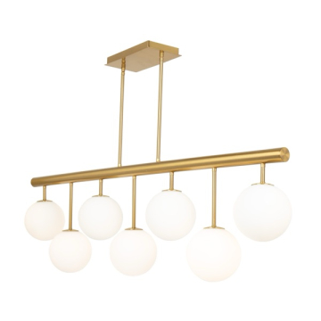 Artcraft Aurelia 7-Light Island Light - 120V - Brass
