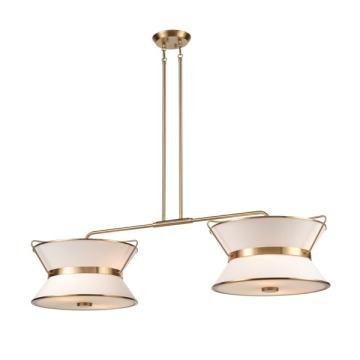 Artcraft Layla 8-Light Island Light - 120V - Brushed Brass