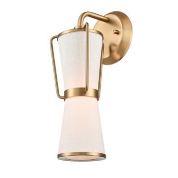 Artcraft Layla 1-Light Wall Sconce - 120V - Brushed Brass