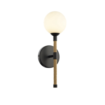 Artcraft Capilano 1-Light Wall Sconce - 120V - Black