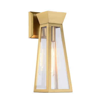 Artcraft Lucian 1-Light Wall Sconce - 120V - Brushed Brass