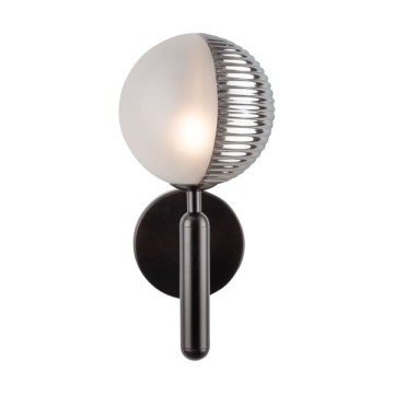 Artcraft Bolla 1-Light Wall Sconce - 120V - Black