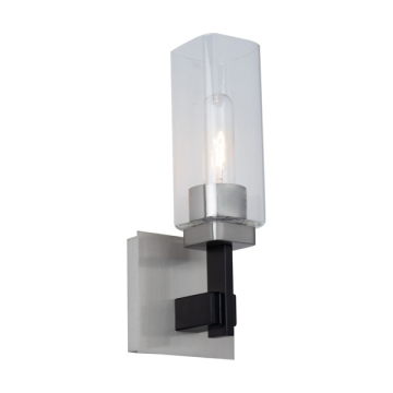 Artcraft Arlington 1-Light Vanity Sconce - 120V - Satin Nickel