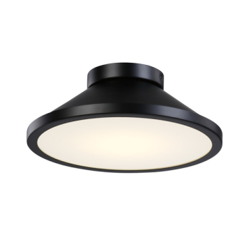 Artcraft Lucida LED Flush Mount - 16W - 3000K - 120V - Black