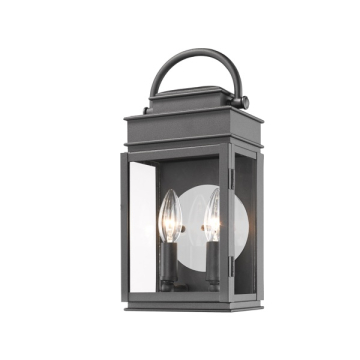 Artcraft Fulton 2-Light Outdoor Wall Light - 120V - Black