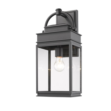 Artcraft Fulton 1-Light Outdoor Wall Light - 120V - Black
