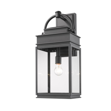 Artcraft Fulton 1-Light Outdoor Wall Light - 120V - Black