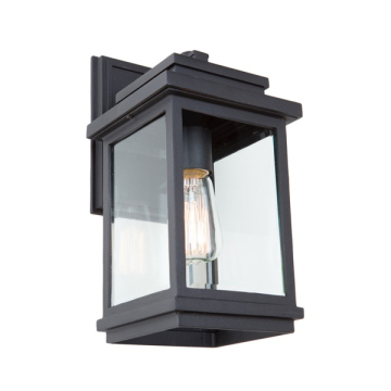 Artcraft Freemont 1-Light Outdoor Wall Light - 120V - Black