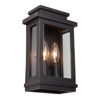 Artcraft Freemont 2-Light Outdoor Wall Light - 120V - Oil Rubbed Bronze