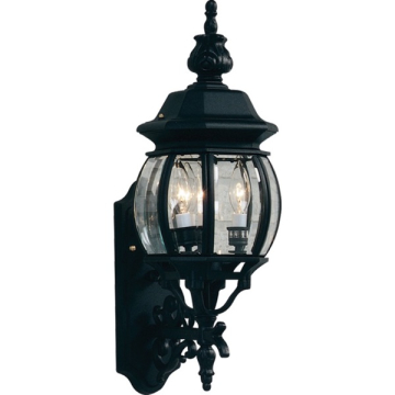 Artcraft Classico 3-Light Outdoor Wall Light - 120V - Black
