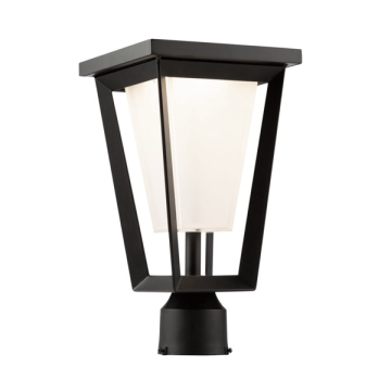 Artcraft Waterbury LED Outdoor Post Light - 12W - 3000K - 120V - Black