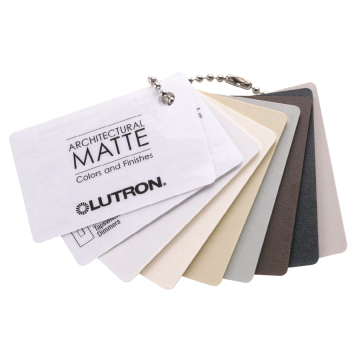Lutron Architectural Matte Color Swatch Keychain