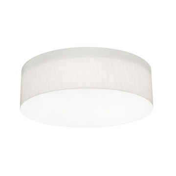 AFX Anton 15" Flush Mount - 120V - Linen White