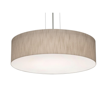 AFX Anton 19" LED Pendant - 42W - CCT Selectable - 120-277V - Satin Nickel / Jute