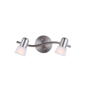 Canarm Omni 2-Light Fixed Track Light - 120V - Brushed Pewter