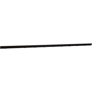 Task Lighting 72" Slim Angled Power Strip - Right Wire Entry - 8 Black Receptacles - Left Side USB-A/C - 120V - Black