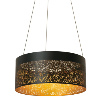 AFX Ash 20" LED Pendant - 3000K - 120V - Black / Gold