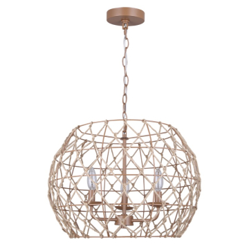 Canarm Aura 3-Light Pendant - 120V - Tan