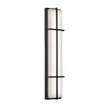 AFX August 36" LED Outdoor Wall Sconce - Photocell - 40W - CCT Selectable - 120-277V - Black
