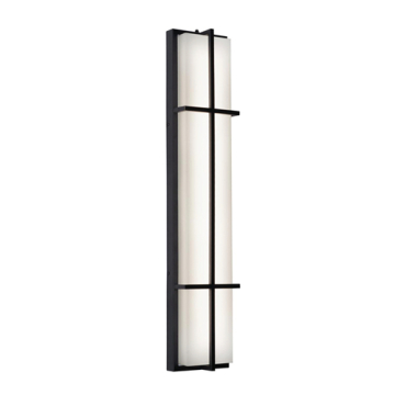 AFX August 36" LED Outdoor Wall Sconce - CCT Selectable - 120-277V - Black