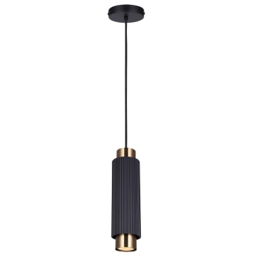 Canarm Cohen 1-Light Pendant - 120V - Black / Gold