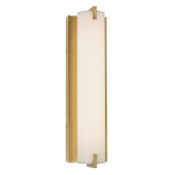 AFX Axel 16" LED Wall Sconce - CCT Selectable - 120-277V - Satin Brass