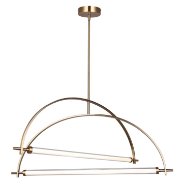 Canarm Keaton 2-Light LED Chandelier - 29.5W - 5000K - 120V - Gold
