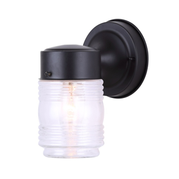 Canarm 1-Light Outdoor Lantern - 120V - Black