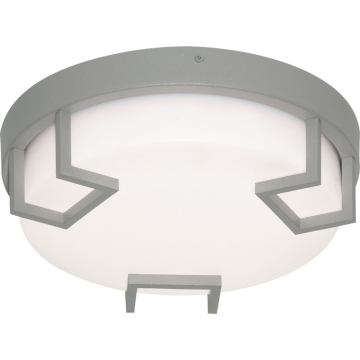 AFX Beaumont 12" LED Outdoor Flush Mount - CCT Selectable - 120-277V - Textured Grey