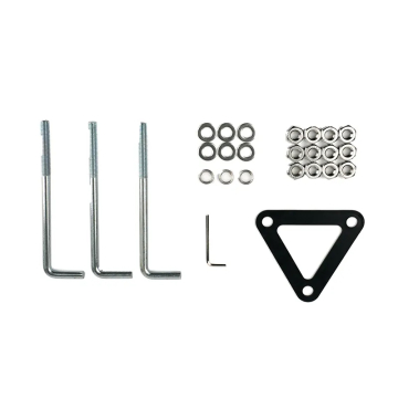 Westgate G4 Bollard Round Anchor Bolts & Mounting Plate