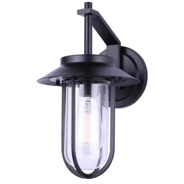 Canarm Navy 1-Light Outdoor Lantern - 120V - Black