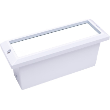 NSL 5W LED Brick Star Step Light - Prism Cover - 3000K - 468 Lumens - 120V - Aluminum