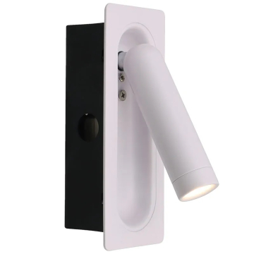 Westgate BRL LED Vertical Bedside Reading Light - 3W - 3000K - 120 Lumens - 120V - White